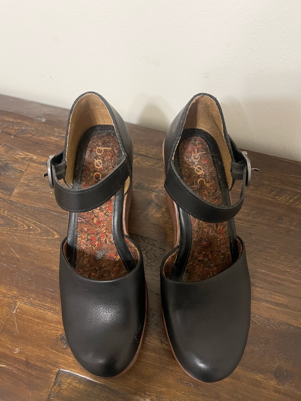 b.o.c Women's Black Mary Jane Heels - Sz 7 NWOT
